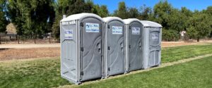 Global Sanitation Services Porta Potties at Jingle Fest in Santa Clarita, CA
